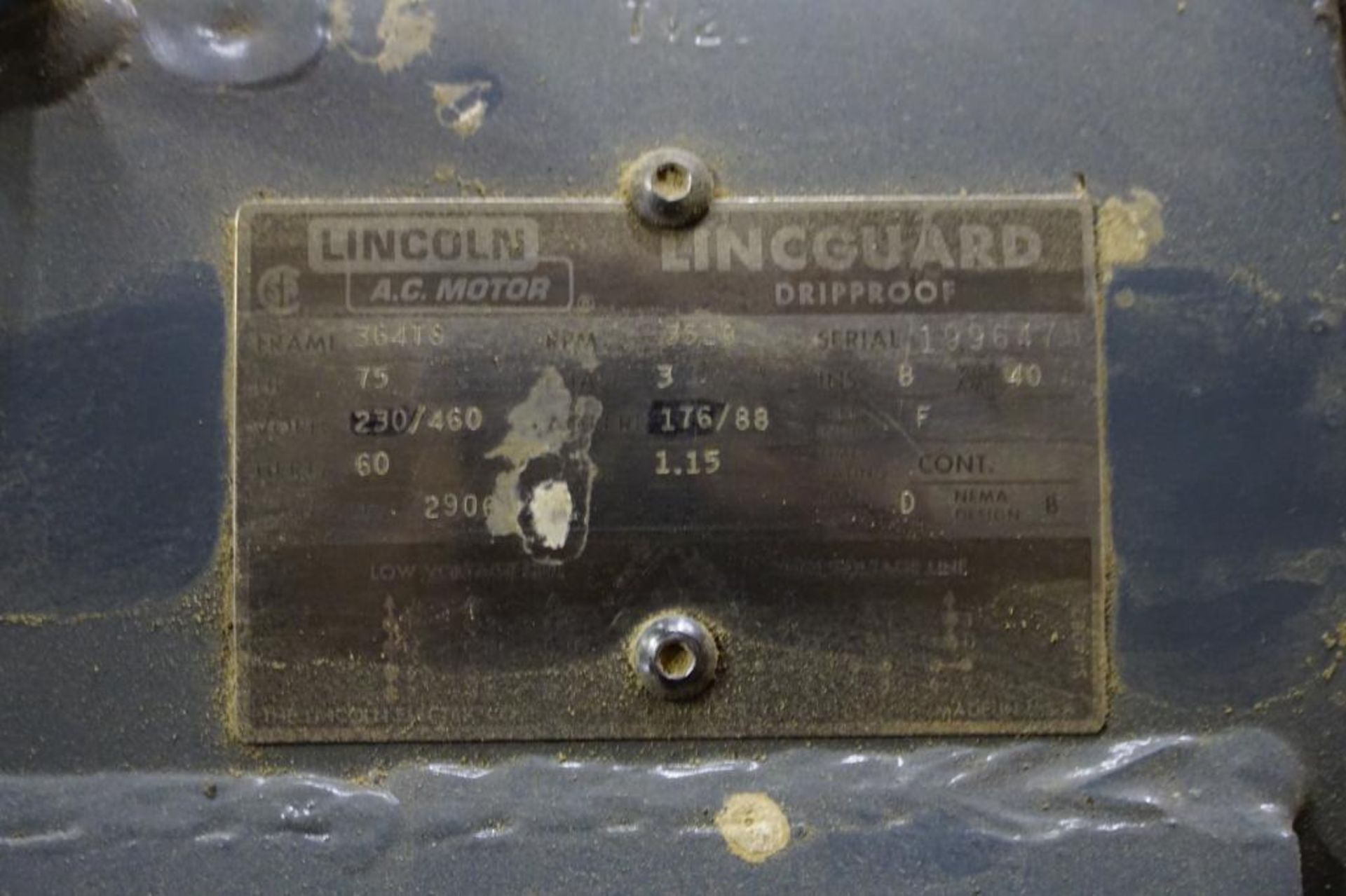 Lincoln Electric Motor - Image 3 of 3