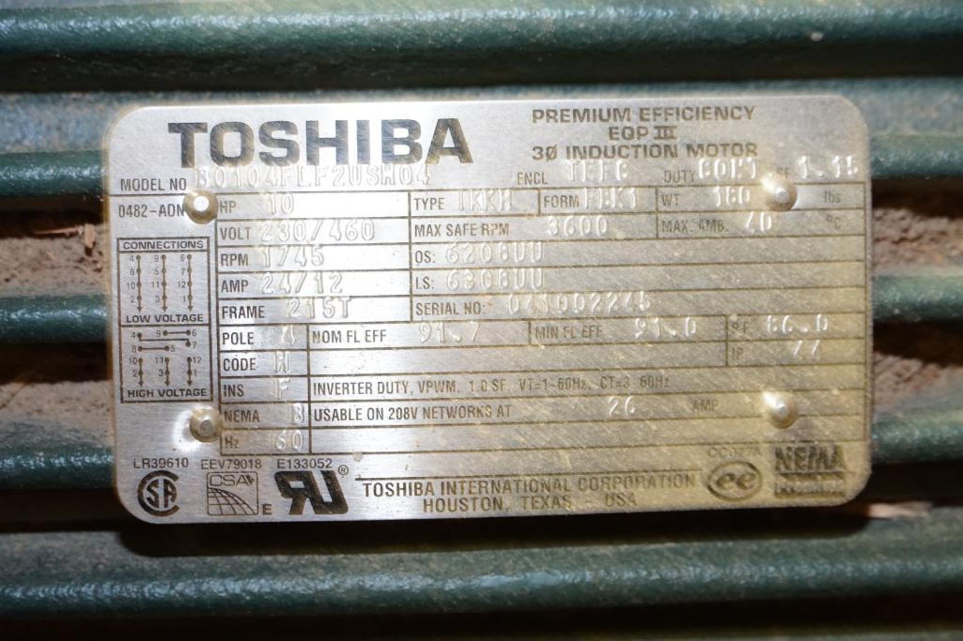 Toshiba Motor - Image 2 of 2