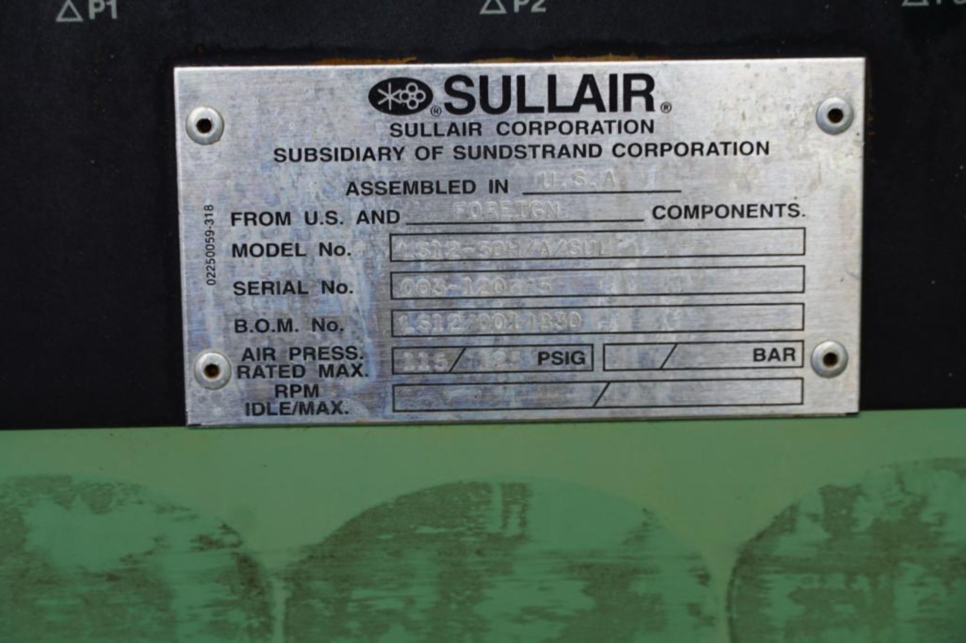 Sullair Industrial Air Compressor - Image 11 of 11