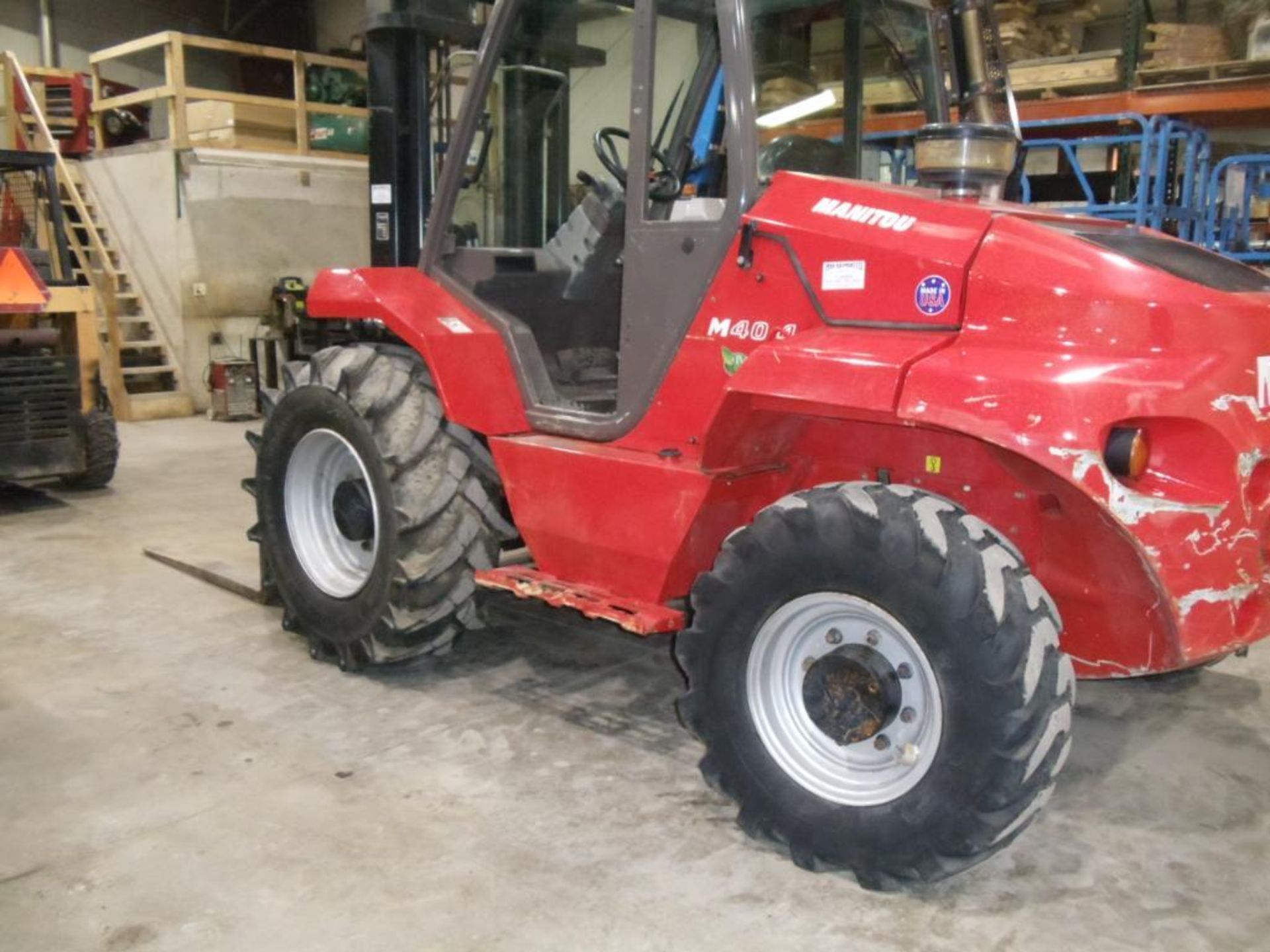 Manitou Rough Terrain Forklift - Image 5 of 9