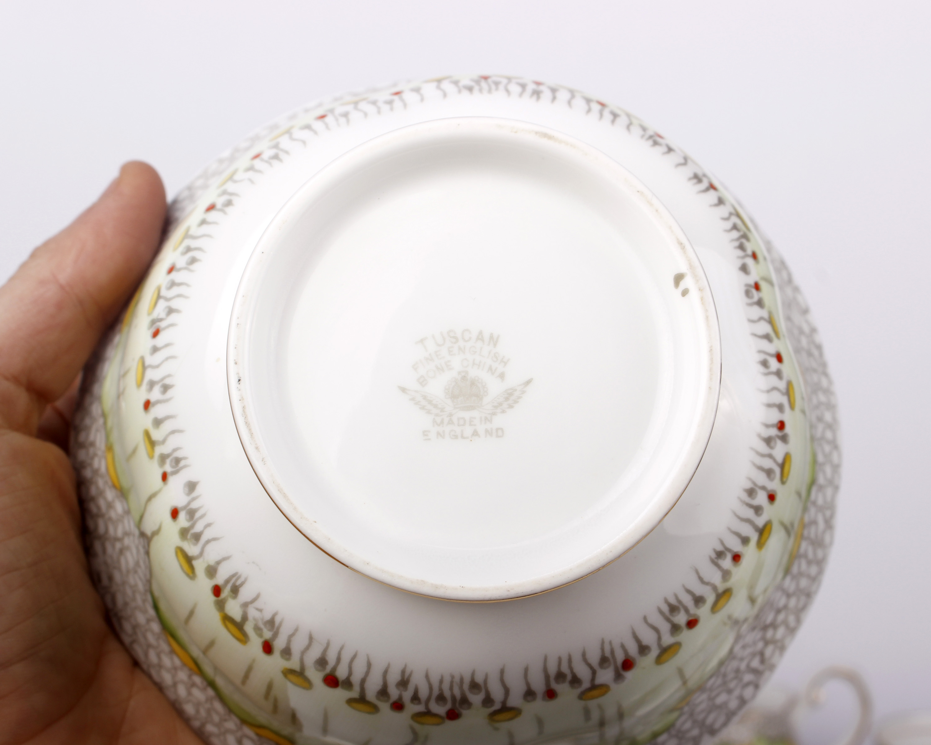 A Tuscan Fine Bone China tea set together with a Crown Trent part tea service. - Image 4 of 6