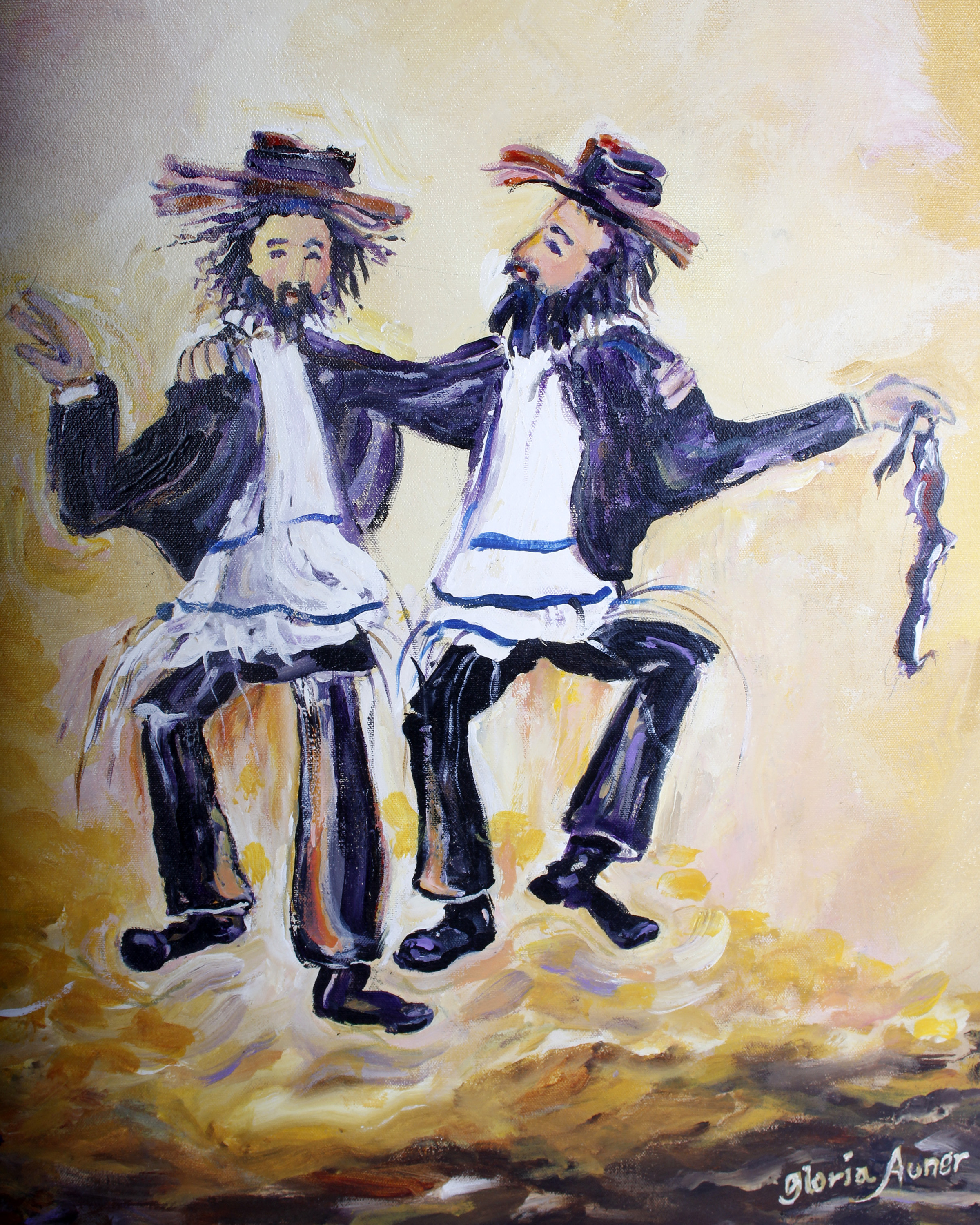 Drunken Jig by Gloira Avner, signed Estimates are subject to 24% Buyers Premium (inclusive of