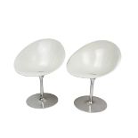 A pair of Italian Ero (S) chairs by Kartell, designed by Philippe Starck