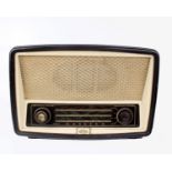A vintage Bakelite cased G.E.C valve radio