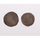 A 1640 Charles I AR sixpence 25mm, 2.93g Group F, sixth 'Briots' bust, type 4.3, mm star (1640-1)