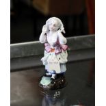 A 19th century Austrian hand painted figurine circa 1890