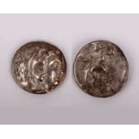 GREEK, KINGDOM OF MACEDONIA ALEXANDER III THE GREAT KING of MACEDONIA TETRADRACHM 336-323 BC EXT