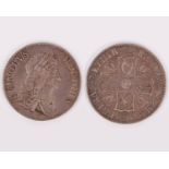 Crown Charles II (1660-1685) 40 mm. 29.59 g. VF