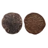 A 1544 Half Groat Henry VIII Silver hammered 1/2 groat two pence coin Canterbury Mint S.2378 VF 62