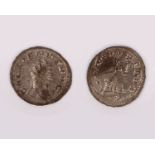 A Roman Empire Gallienus Silvered Antoninianus 22mm 2.74g Rome mint GALLIENVS AVG, radiate head