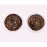A ROMAN IMPERATORIAL Julius Caesar, 49-44 BC.AR Denarius, Military mint moving with Caesar in