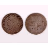 Halfcrown 1686 Silver JAMES II Laureate bust to left. Rev. four shields forming a cross; date above.