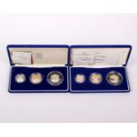A 2003 Set Silver piedfort Coins Boxed £2 &£1 & 50P Issue limit 7,500 RMCode UK03PF3S PROOF