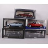 Four boxed Norev collectible 1:18 scale model cars to include 1973 Citroen CX 2400 GTI, 1972 Citroen