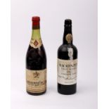 A bottle of Mackenzie's Finest reserve vintage port 1963, together with a bottle of 1969 bottle of