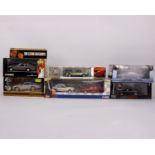 A collection of 1:43 scale model cars to include Corgi's 'Ashes to Ashes' Audi Quattro and Police