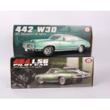 Two Model Cars by ACME Trading Company1972 Oldsmobile 442 W30 1:18 (1/996) - in box1970 Chevelle 454