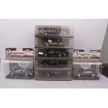 A collection of seven boxed presidential and political leaders vehicles to include Minichamps 1:43