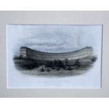 J. Shury after W. HardbrickThe Royal Crescent, Bath, Taken from the ParkEngraving in colours,