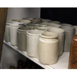 ANTIQUE GRAY & Sons Portobello White Stoneware 1lb Marmalade Jars x 20.*Please note this Lot is be