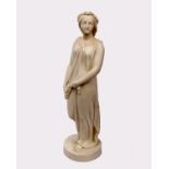 A 20th century Parian figure of a classical maiden, 41cm(H).