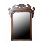 An Antique Mahogany Veneered Miror35cm(W) x 48cm(H)