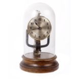 A French Bulle 800 Day Electromagnetic Domed Skeleton Clock, Circa 192027 cm high.