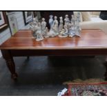 A Victorian Style Mahogany Coffee Table,51(H) 130(W) 69(D)cm (in frame).