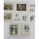 Dubourg after Manshirch'Finland Bear Hunting'Print, published 1813, London13 x 17.5cmTogether with 7