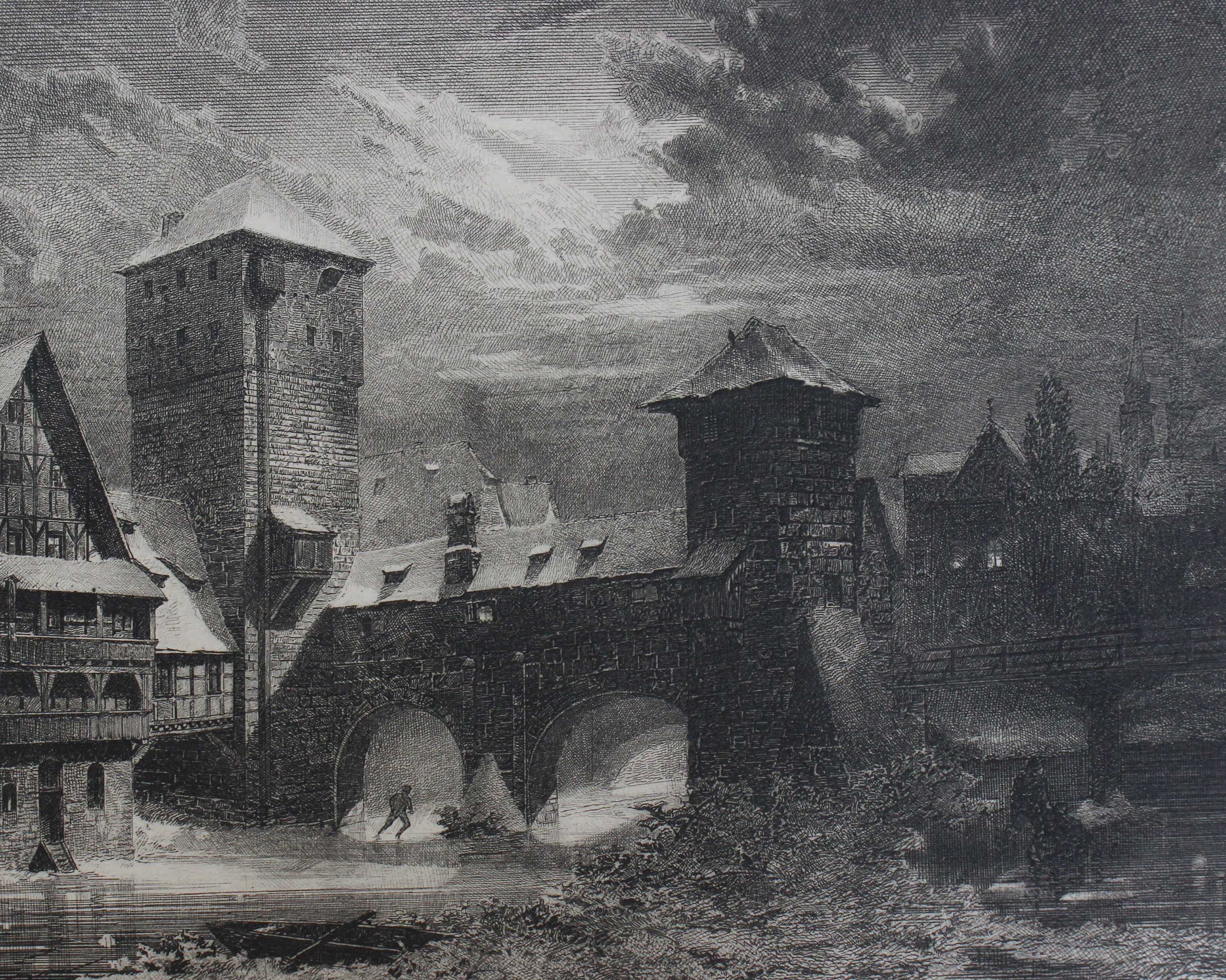 A Collection of Eight Prints of Bridges By Different Engravers