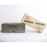 A Victory Industries vintage Morris Minor battery operated, made in 1954. With original box