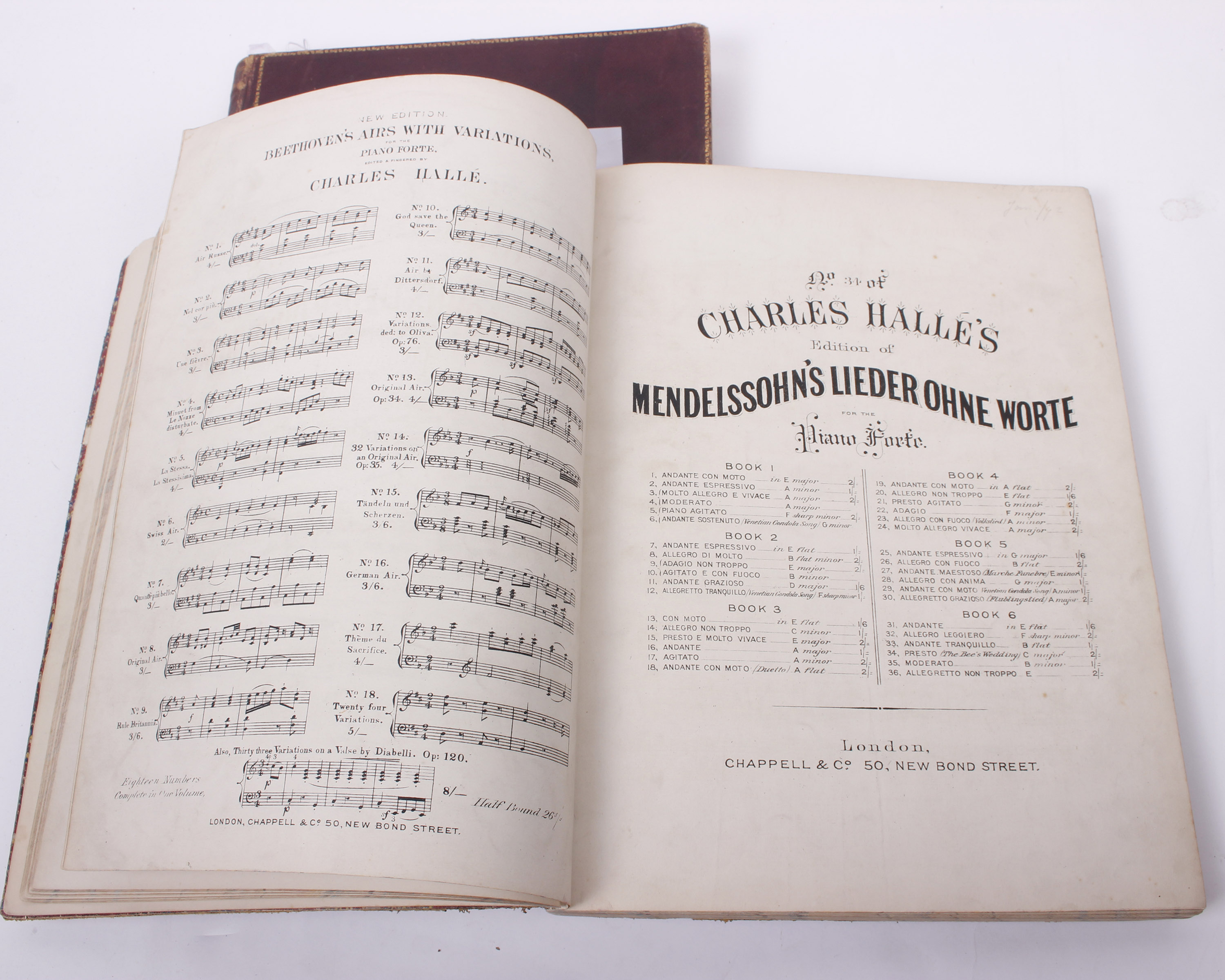 Four M.E. Rymer song books 1874/5/8 to include The Lost Chord song - music by Arthur Sullivan, The - Image 4 of 4