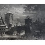 A Collection of Eight Prints of Bridges By Different Engravers