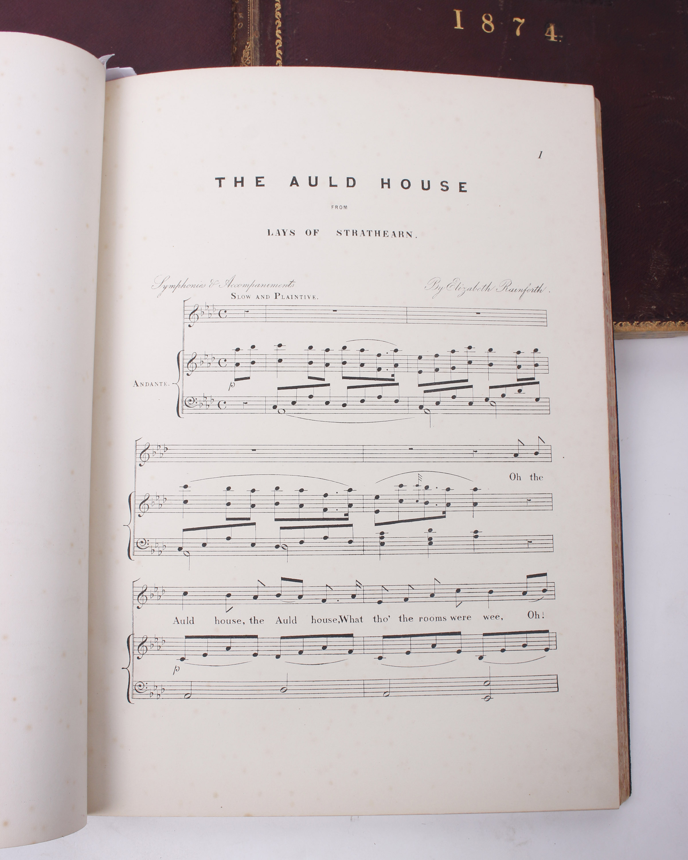 Four M.E. Rymer song books 1874/5/8 to include The Lost Chord song - music by Arthur Sullivan, The - Image 2 of 4