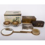 A collection of antique and vintage boxes and tins - Asprin, Navy Cut, Veterian Series, a Boots