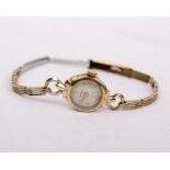 A 9ct gold ladies cocktail watch