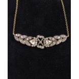 A diamond necklace