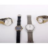 Four gentlemen's wrist watches to include Rotary, Pulsar, Riksdagen and Skagen.