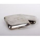 Two sterling silver cigarette cases 192g