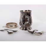 A sterling silver Lodge Presentation mug