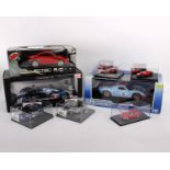 Eight model cars of varying scale and manufacturers. To include: Quartzo Diecast 1:43 scale;