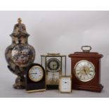 A collection of clocks to include a Seiko Quartz - Westminster chime, Two Rob Blanford 1873 clocks -