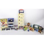 An assortment of thirty model cars with the majority in 1:43 scale to include Great British Buses,