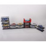 Fifteen 1:43 scale racing model cars from various manufacturers. Ixo: Citroen Saxo S1600- 2002,