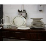 A Collection of Royal Doulton Tapestry TablewareComprising of a teapot, tray, two bowls, four