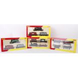 Two Hornby Railroad 00 Gauge Tanker packs together with 2 Railroad train packs 00 gauge 60-80