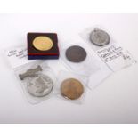 A selection of 5 Royal commemorative school award medals dating from 1893-1953.