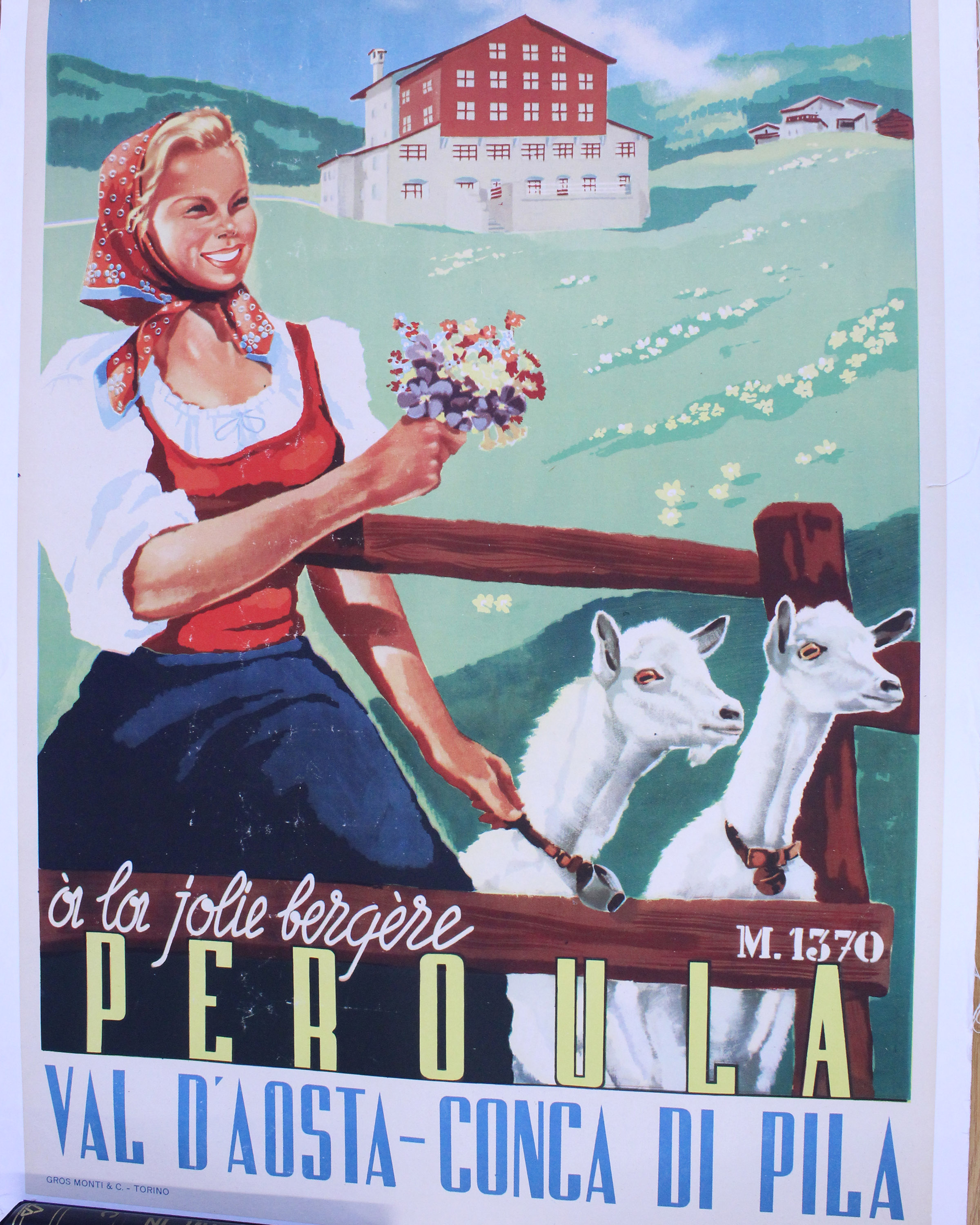 Five Posters From Across The World, Some VintagePeroula, print on paper on canvas, 1949Svejts, print - Image 2 of 2