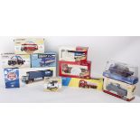 Nine boxed Corgi model cars in varying scales. To include 1:50 scale Marques of Distinction
