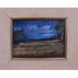 A Landscape Drawing of Fields and Trees (20th Century)Artist unknownIndistinctly signed bottom